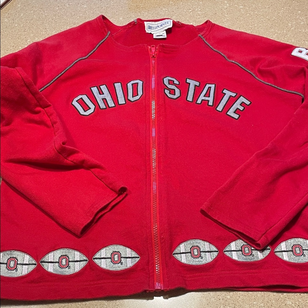 Ohio State Women's Cardigan - Red